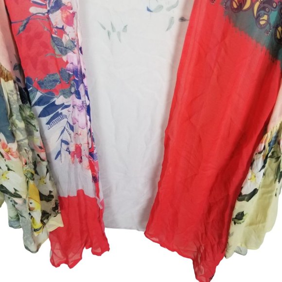 Anthropologie Floreat Womens OS Bird Floral Print - Picture 3 of 8